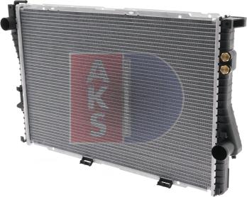 AKS Dasis 051420N - Радиатор, охлаждение двигателя autosila-amz.com