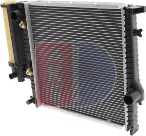 AKS Dasis 051670N - Радиатор, охлаждение двигателя autosila-amz.com