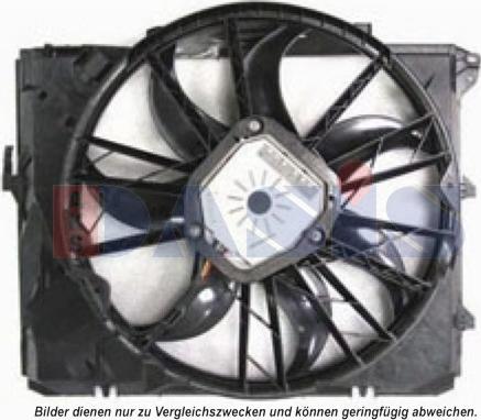 AKS Dasis 058072N - Вентилятор, охлаждение двигателя autosila-amz.com