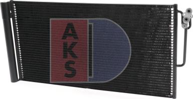 AKS Dasis 052018N - Конденсатор кондиционера autosila-amz.com