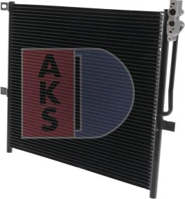 AKS Dasis 052012N - Конденсатор кондиционера autosila-amz.com