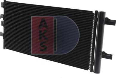 AKS Dasis 052029N - Конденсатор кондиционера autosila-amz.com