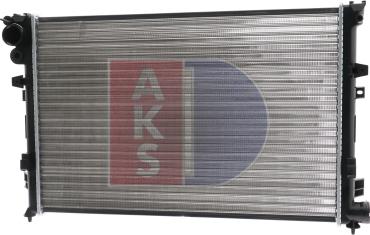 AKS Dasis 060660N - Радиатор, охлаждение двигателя autosila-amz.com