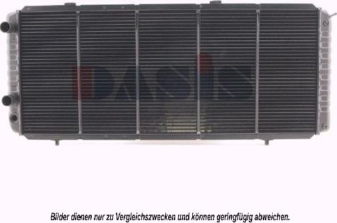 AKS Dasis 060630N - Радиатор, охлаждение двигателя autosila-amz.com
