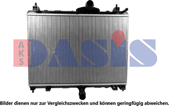 AKS Dasis 060064N - Радиатор, охлаждение двигателя autosila-amz.com