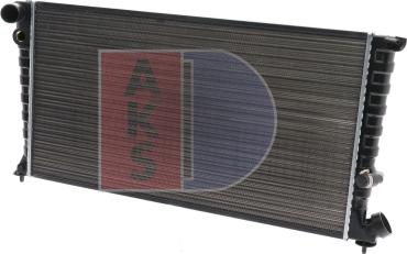 AKS Dasis 060016N - Радиатор, охлаждение двигателя autosila-amz.com
