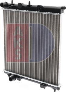 AKS Dasis 060034N - Радиатор, охлаждение двигателя autosila-amz.com