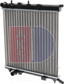AKS Dasis 060029N - Радиатор, охлаждение двигателя autosila-amz.com