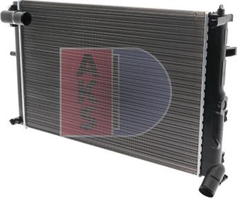 AKS Dasis 060800N - Радиатор, охлаждение двигателя autosila-amz.com