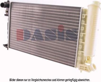 AKS Dasis 060280N - Радиатор, охлаждение двигателя autosila-amz.com