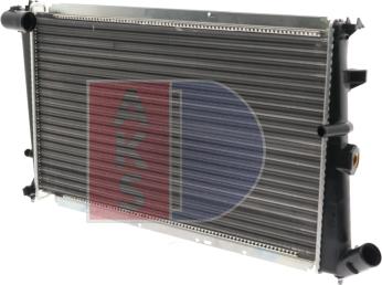 AKS Dasis 060220N - Радиатор, охлаждение двигателя autosila-amz.com