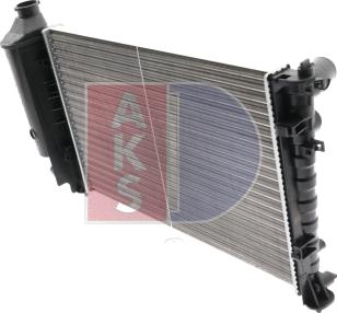 AKS Dasis 061190N - Радиатор, охлаждение двигателя autosila-amz.com