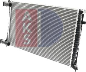 AKS Dasis 061180N - Радиатор, охлаждение двигателя autosila-amz.com