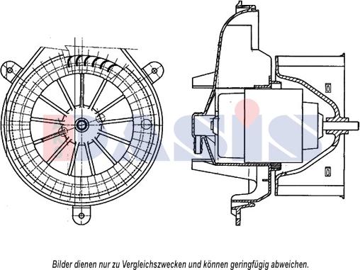 AKS Dasis 068066N - Вентилятор салона autosila-amz.com