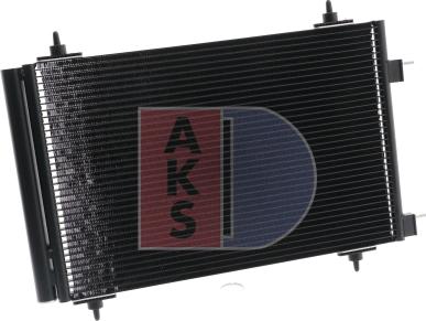 AKS Dasis 062008N - Конденсатор кондиционера autosila-amz.com