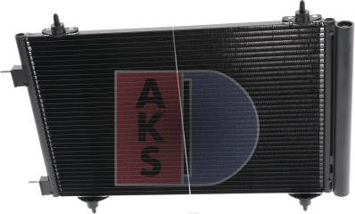 AKS Dasis 062008N - Конденсатор кондиционера autosila-amz.com