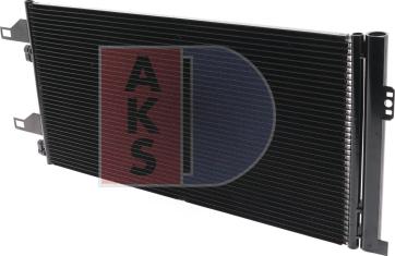 AKS Dasis 062011N - Конденсатор кондиционера autosila-amz.com