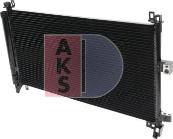 AKS Dasis 062021N - Конденсатор кондиционера autosila-amz.com