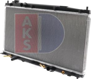 AKS Dasis 010026N - Радиатор, охлаждение двигателя autosila-amz.com