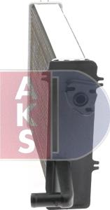 AKS Dasis 089007N - Теплообменник, отопление салона autosila-amz.com