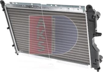 AKS Dasis 080650N - Радиатор, охлаждение двигателя autosila-amz.com