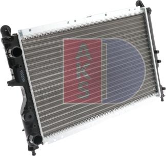 AKS Dasis 080650N - Радиатор, охлаждение двигателя autosila-amz.com
