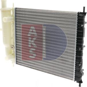 AKS Dasis 080043N - Радиатор, охлаждение двигателя autosila-amz.com