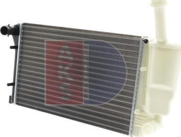 AKS Dasis 080066N - Радиатор, охлаждение двигателя autosila-amz.com