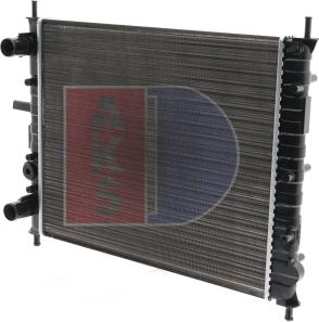 AKS Dasis 080005N - Радиатор, охлаждение двигателя autosila-amz.com