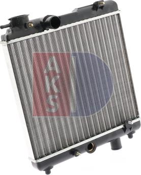 AKS Dasis 080020N - Радиатор, охлаждение двигателя autosila-amz.com