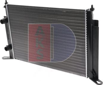 AKS Dasis 080022N - Радиатор, охлаждение двигателя autosila-amz.com