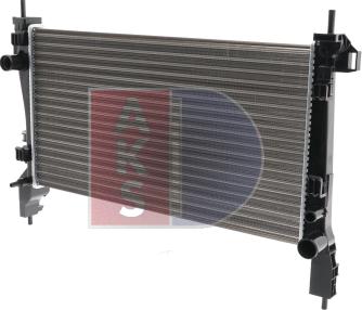 AKS Dasis 080103N - Радиатор, охлаждение двигателя autosila-amz.com