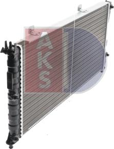 AKS Dasis 080830N - Радиатор, охлаждение двигателя autosila-amz.com