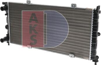 AKS Dasis 080830N - Радиатор, охлаждение двигателя autosila-amz.com
