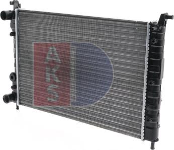 AKS Dasis 081030N - Радиатор, охлаждение двигателя autosila-amz.com