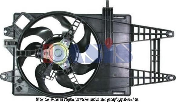 AKS Dasis 088083N - Вентилятор, охлаждение двигателя autosila-amz.com