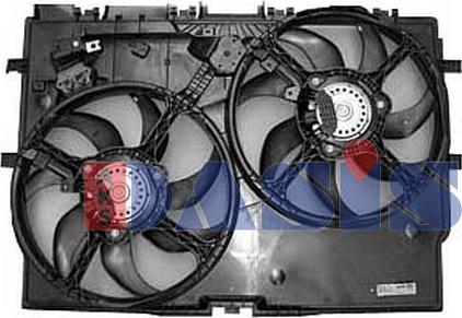 AKS Dasis 088162N - Вентилятор, охлаждение двигателя autosila-amz.com