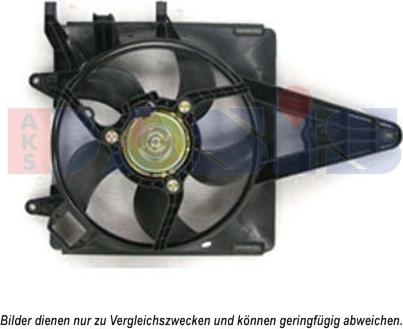 AKS Dasis 088109N - Вентилятор, охлаждение двигателя autosila-amz.com