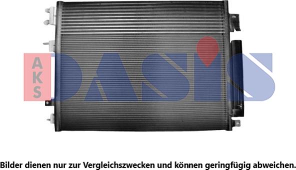 AKS Dasis 082059N - Конденсатор кондиционера autosila-amz.com