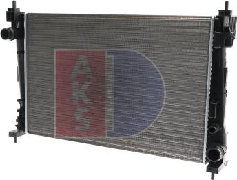 AKS Dasis 082038N - Радиатор, охлаждение двигателя autosila-amz.com