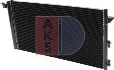 AKS Dasis 082020N - Конденсатор кондиционера autosila-amz.com