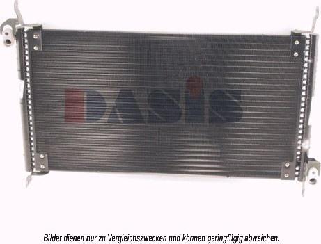 AKS Dasis 082200N - Конденсатор кондиционера autosila-amz.com
