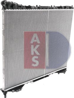 AKS Dasis 020069N - Радиатор, охлаждение двигателя autosila-amz.com