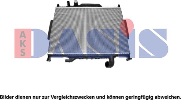 AKS Dasis 020072N - Радиатор, охлаждение двигателя autosila-amz.com