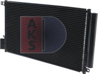 AKS Dasis 022005N - Конденсатор кондиционера autosila-amz.com