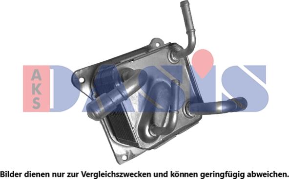 AKS Dasis 076010N - Масляный радиатор, автоматическая коробка передач autosila-amz.com