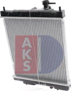 AKS Dasis 070430N - Радиатор, охлаждение двигателя autosila-amz.com