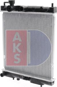 AKS Dasis 070430N - Радиатор, охлаждение двигателя autosila-amz.com