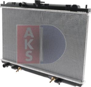 AKS Dasis 070073N - Радиатор, охлаждение двигателя autosila-amz.com
