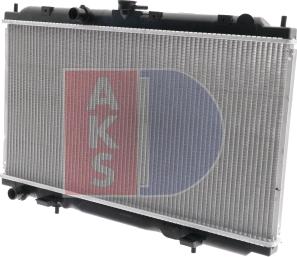 AKS Dasis 070077N - Радиатор, охлаждение двигателя autosila-amz.com